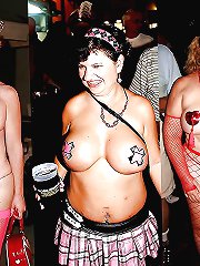 American sluts playing with their hooters